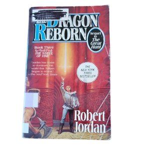 Wheel Of Time #3 The Dragon Reborn Robert Jordan Mass Market Paperback 1st Ed.